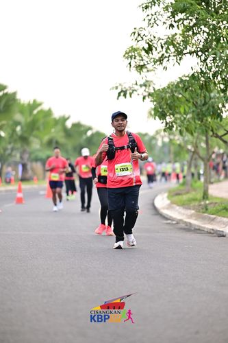 Race photo from CISANGKAN KBP CITY RUN 2025