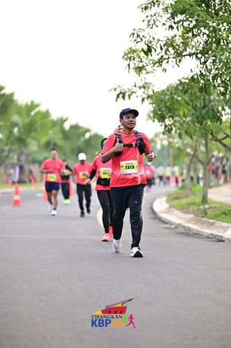 Race photo from CISANGKAN KBP CITY RUN 2025