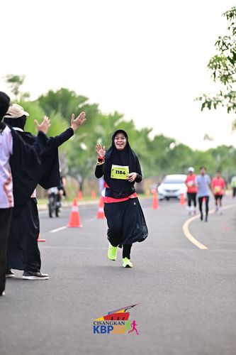 Race photo from CISANGKAN KBP CITY RUN 2025