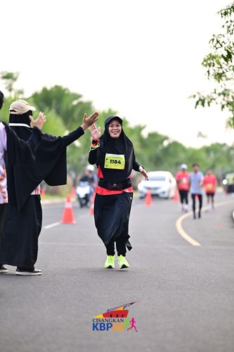 Race photo from CISANGKAN KBP CITY RUN 2025