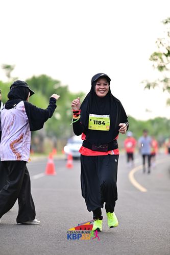 Race photo from CISANGKAN KBP CITY RUN 2025