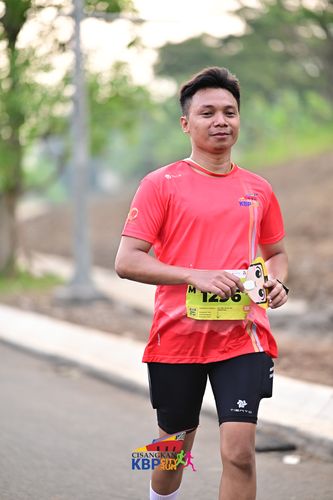 Race photo from CISANGKAN KBP CITY RUN 2025