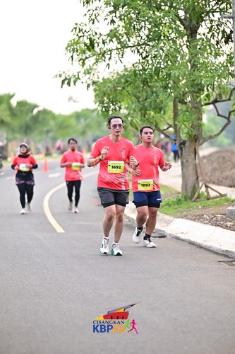 Race photo from CISANGKAN KBP CITY RUN 2025