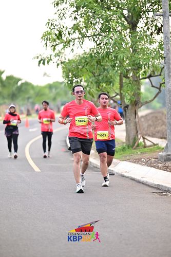 Race photo from CISANGKAN KBP CITY RUN 2025