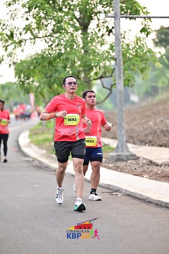 Race photo from CISANGKAN KBP CITY RUN 2025