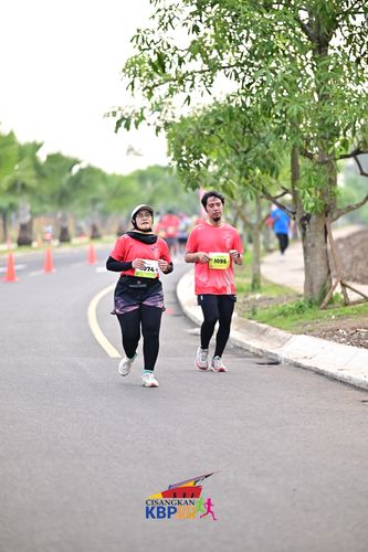Race photo from CISANGKAN KBP CITY RUN 2025
