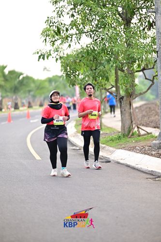 Race photo from CISANGKAN KBP CITY RUN 2025