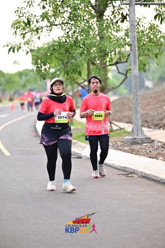 Race photo from CISANGKAN KBP CITY RUN 2025