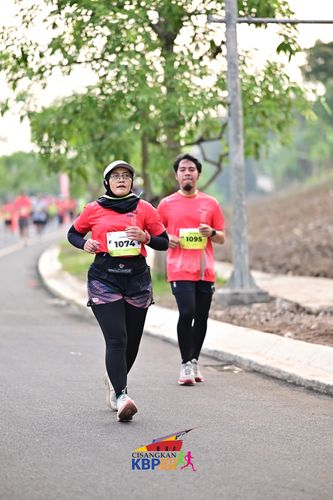 Race photo from CISANGKAN KBP CITY RUN 2025