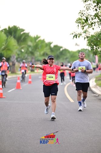 Race photo from CISANGKAN KBP CITY RUN 2025
