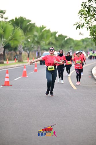Race photo from CISANGKAN KBP CITY RUN 2025