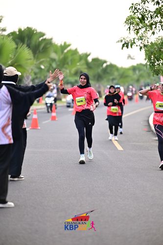 Race photo from CISANGKAN KBP CITY RUN 2025