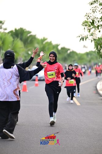 Race photo from CISANGKAN KBP CITY RUN 2025