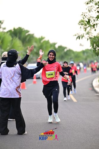 Race photo from CISANGKAN KBP CITY RUN 2025