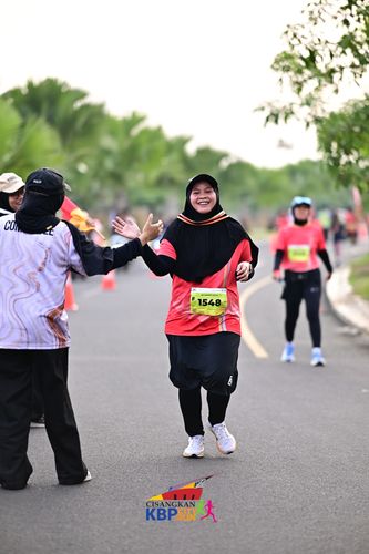 Race photo from CISANGKAN KBP CITY RUN 2025