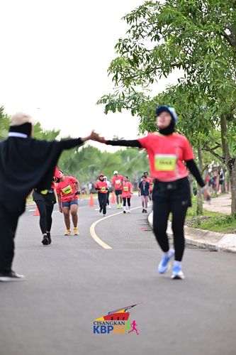 Race photo from CISANGKAN KBP CITY RUN 2025