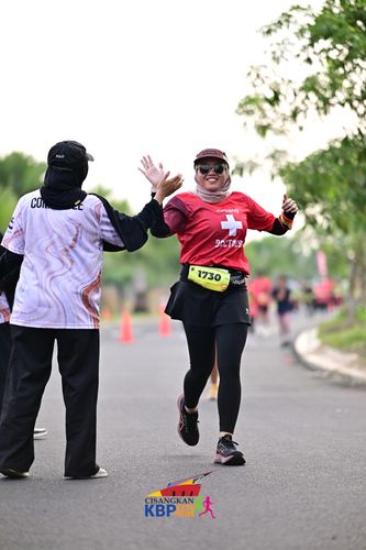 Race photo from CISANGKAN KBP CITY RUN 2025