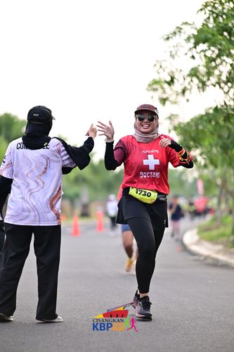 Race photo from CISANGKAN KBP CITY RUN 2025