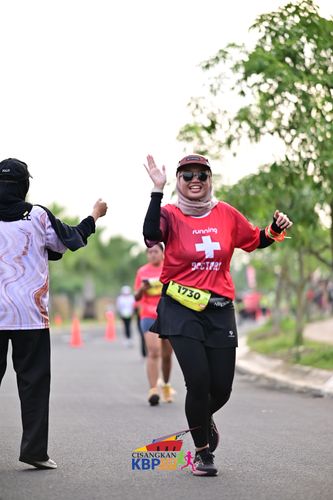 Race photo from CISANGKAN KBP CITY RUN 2025