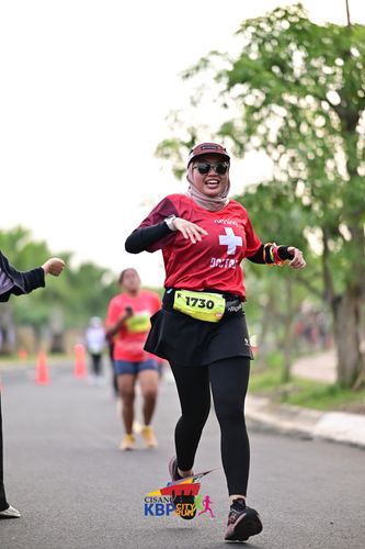 Race photo from CISANGKAN KBP CITY RUN 2025