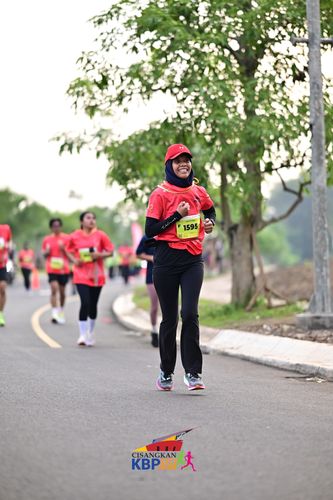 Race photo from CISANGKAN KBP CITY RUN 2025