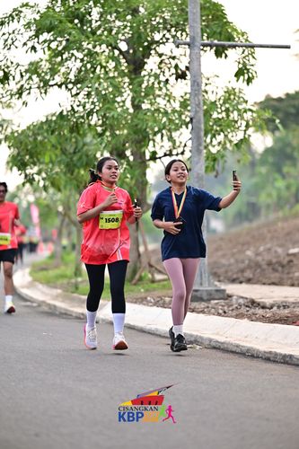 Race photo from CISANGKAN KBP CITY RUN 2025