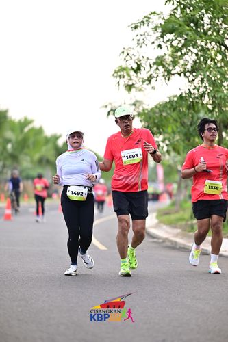 Race photo from CISANGKAN KBP CITY RUN 2025