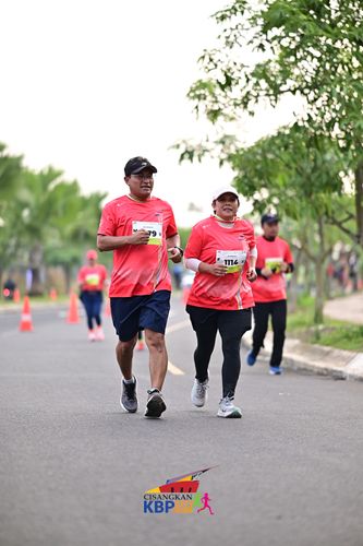 Race photo from CISANGKAN KBP CITY RUN 2025