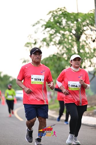 Race photo from CISANGKAN KBP CITY RUN 2025