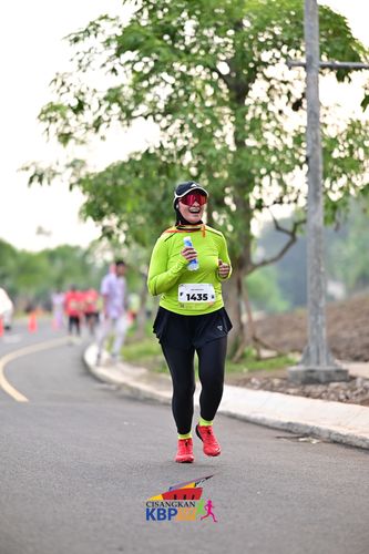 Race photo from CISANGKAN KBP CITY RUN 2025