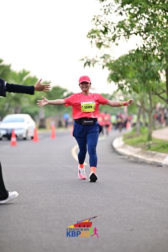 Race photo from CISANGKAN KBP CITY RUN 2025
