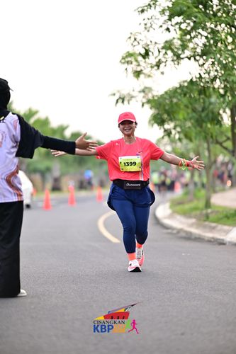Race photo from CISANGKAN KBP CITY RUN 2025