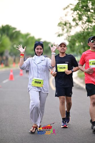 Race photo from CISANGKAN KBP CITY RUN 2025
