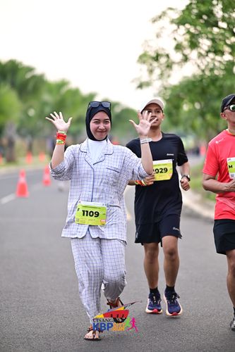 Race photo from CISANGKAN KBP CITY RUN 2025