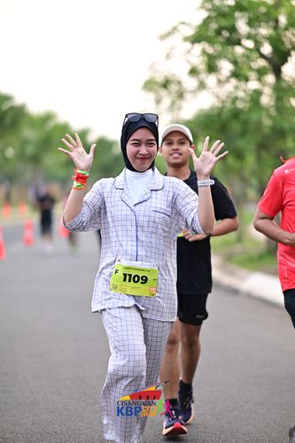 Race photo from CISANGKAN KBP CITY RUN 2025