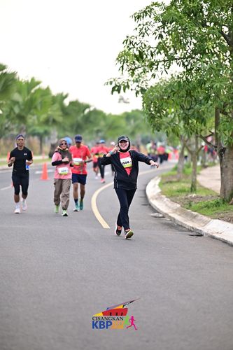 Race photo from CISANGKAN KBP CITY RUN 2025