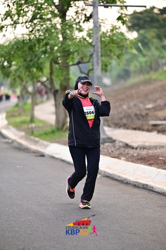 Race photo from CISANGKAN KBP CITY RUN 2025