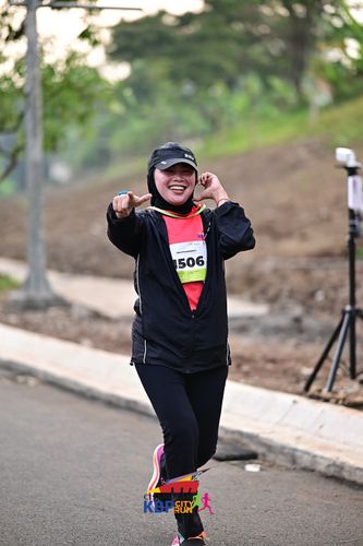 Race photo from CISANGKAN KBP CITY RUN 2025