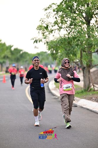 Race photo from CISANGKAN KBP CITY RUN 2025