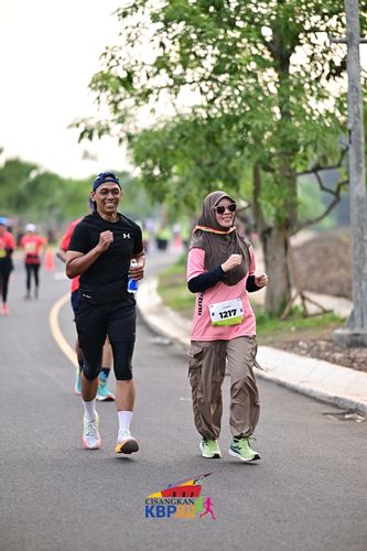 Race photo from CISANGKAN KBP CITY RUN 2025