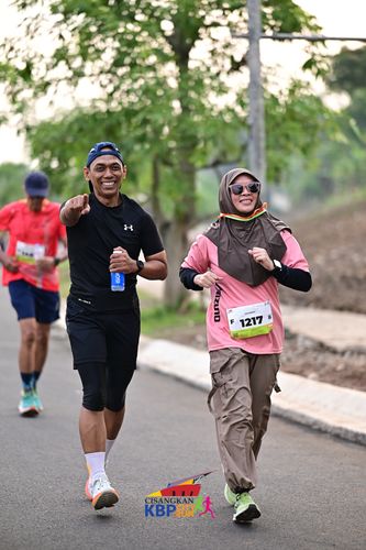 Race photo from CISANGKAN KBP CITY RUN 2025