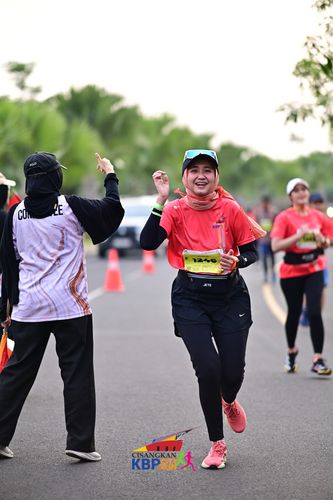 Race photo from CISANGKAN KBP CITY RUN 2025
