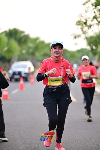 Race photo from CISANGKAN KBP CITY RUN 2025