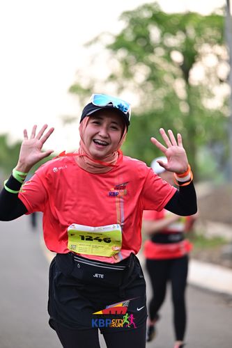 Race photo from CISANGKAN KBP CITY RUN 2025