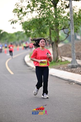 Race photo from CISANGKAN KBP CITY RUN 2025