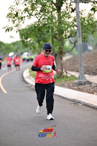 Race photo from CISANGKAN KBP CITY RUN 2025