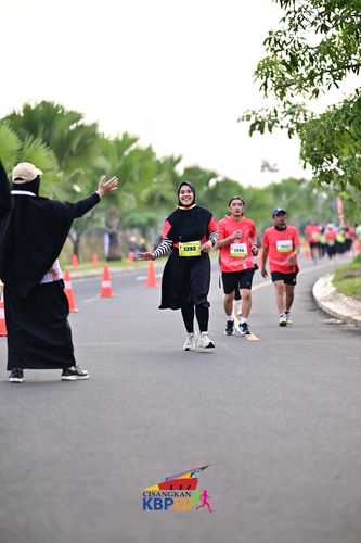 Race photo from CISANGKAN KBP CITY RUN 2025