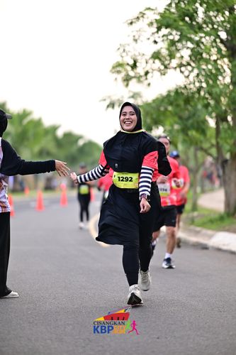 Race photo from CISANGKAN KBP CITY RUN 2025