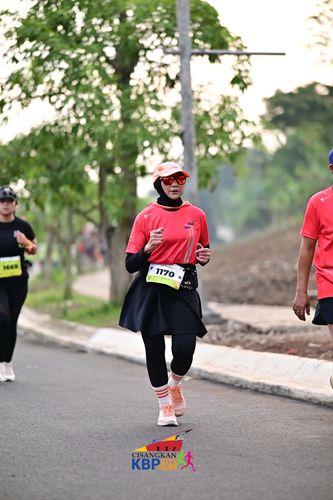 Race photo from CISANGKAN KBP CITY RUN 2025