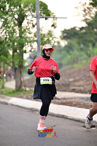 Race photo from CISANGKAN KBP CITY RUN 2025